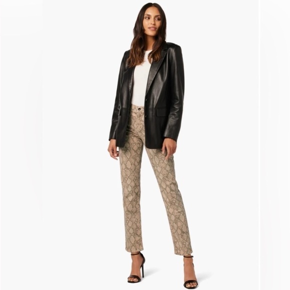 NEW Joe’s Jeans Lara Mid Rise Cigarette Vesper Snakeskin Print Size 26 - Picture 2 of 8